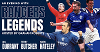 An Evening With Rangers Legends – Terry Butcher, Mark Hateley, Ian Durrant and Graham Roberts